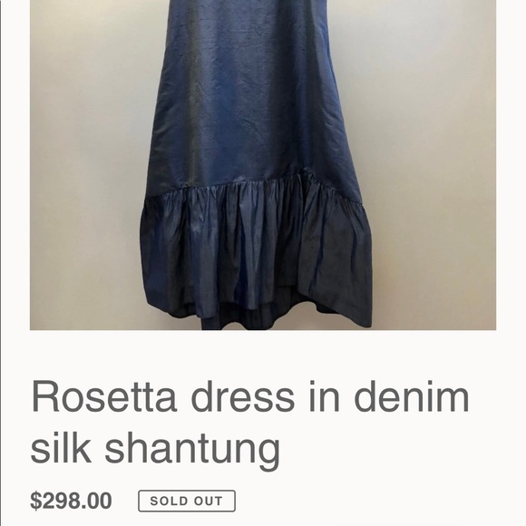 Muriel Dombret 100% silk summer party dress - Canadian designer - Picture 9 of 9